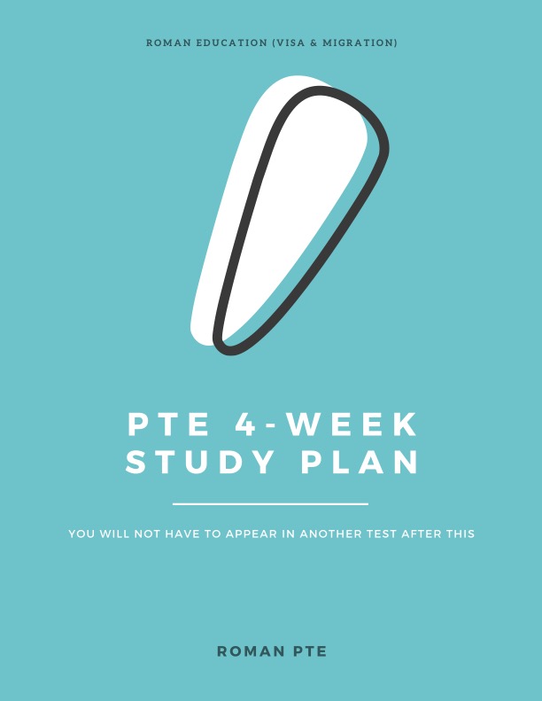 4 week pte study plan